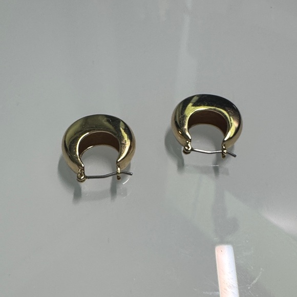 Gold Hoop Earrings - Picture 3 of 5